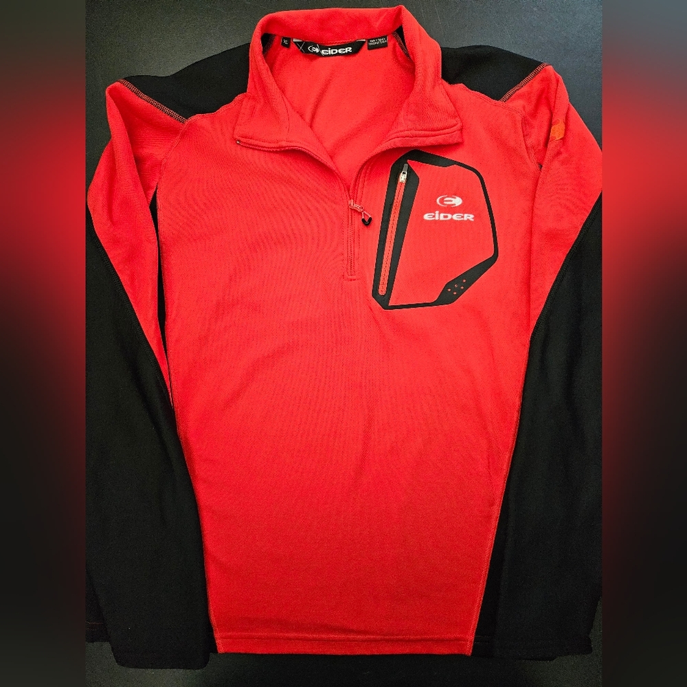 NWT - Eider Performance Red & Black Pullover - Size XL